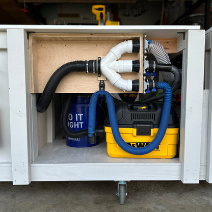 3-in-1 Mobile Workbench + Dust Collection